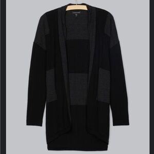 Eileen fisher blocked stripe cardigan sweater XS